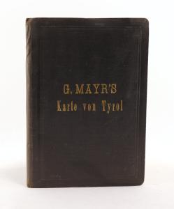 Mayr, Georg. Georg Mayr´s specielle Reise- und Gebirgs-Karte vom Lande Tyrol mit den angrenzenden Theilen Südbayern, Salzburg, der Schweiz und Ober-Italien.