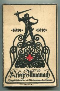 Kobald, Karl (Red.). Kriegs-Almanach 1914-1916.