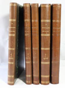 Tempère, M. J. Le Micrographe Prèparateur. Volume 1-3  1893-1895; Vol. 7 1899 et Revue des Journaux Francais & Étrangers paraissant tous les deux mois; Vol. 11 1903.