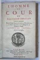 Gracian, Baltasar. LHomme de Cour.