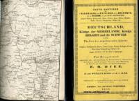 Diez, F.M. Deutschland, Königr. der Niederlande, Königr. Belgien und die Schweiz nebst Theilen der angränzenden Länder bis / Carte Routière de lAllemagne, des Pays-Bas, de la Belgique, ...