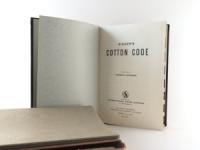 Hoffmann, Hermann. Singer´s Cotton Code.