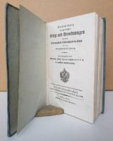 Ennsische Landesregierung (Hrsg.). Sammlung der politischen Gesetze und Verordnungen für das Erzherzogenthum Oesterreich ob der Enns und das Herzogenthum Salzburg. Drei und Zwanzigster Theil. Enthält die Verordnun...