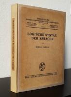 Carnap, Rudolf. Logische Syntax der Sprache.