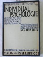 Adler, Alfred (Hrsg.). Internationale Zeitschrift für Individualpsychologie. 9. Jahrgang 1931 Nr. 1-6.