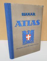 Slanar, Hans. Atlas für Hauptschulen, Mittelschulen und verwandte Lehranstalten. - WIDMUNGSEXEMPLAR -