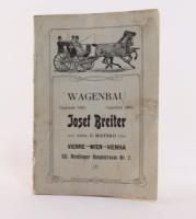 Breiter, Josef. Wagenbau Josef Breiter. Gegründet 1805.